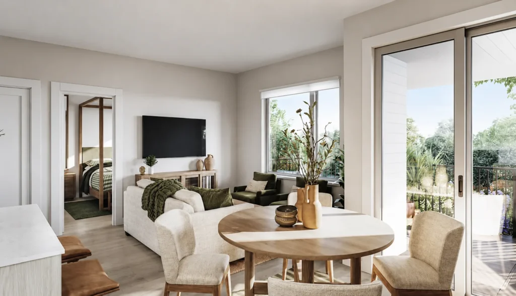 2 bedroom living